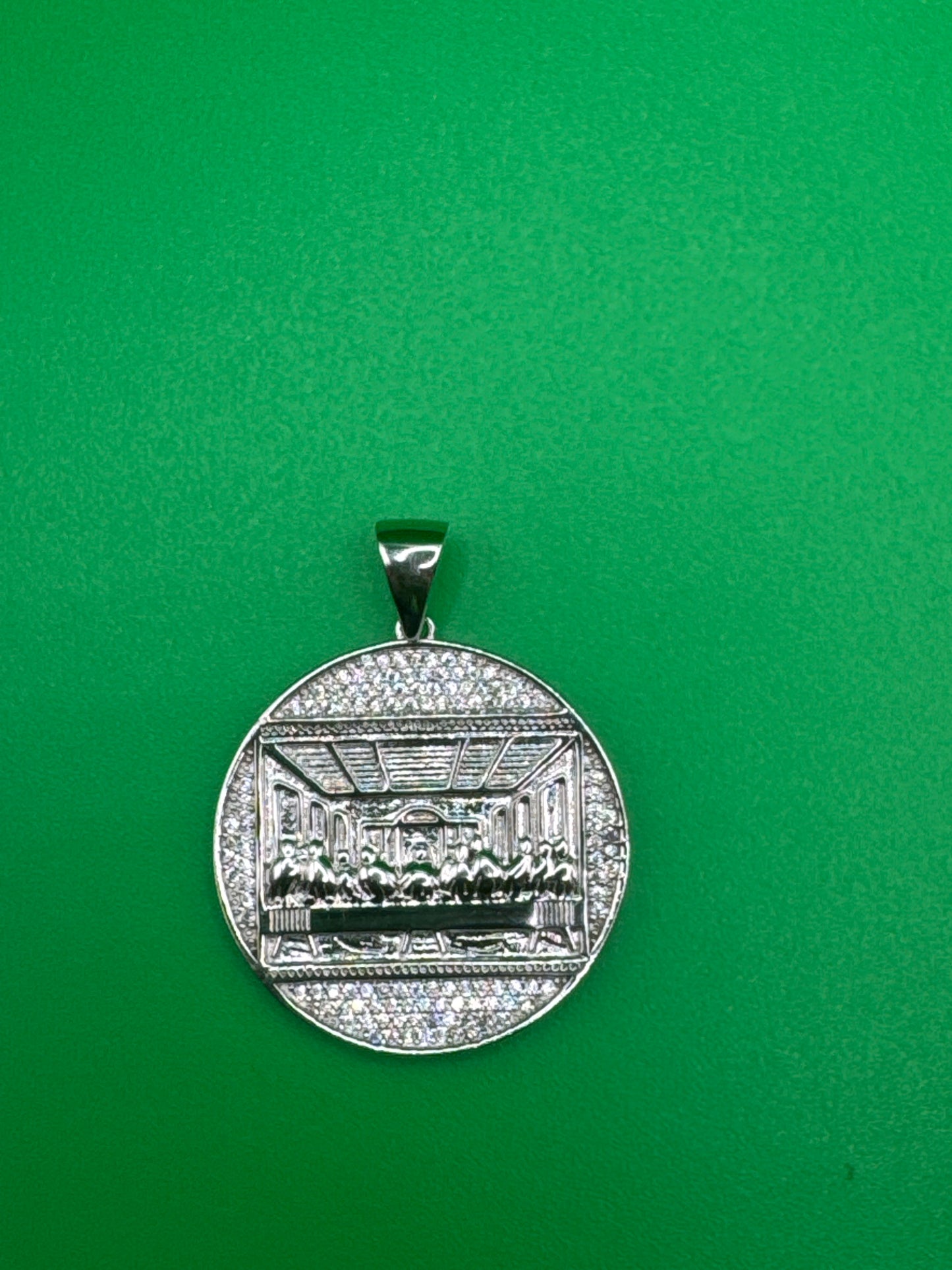 925 last supper pendant