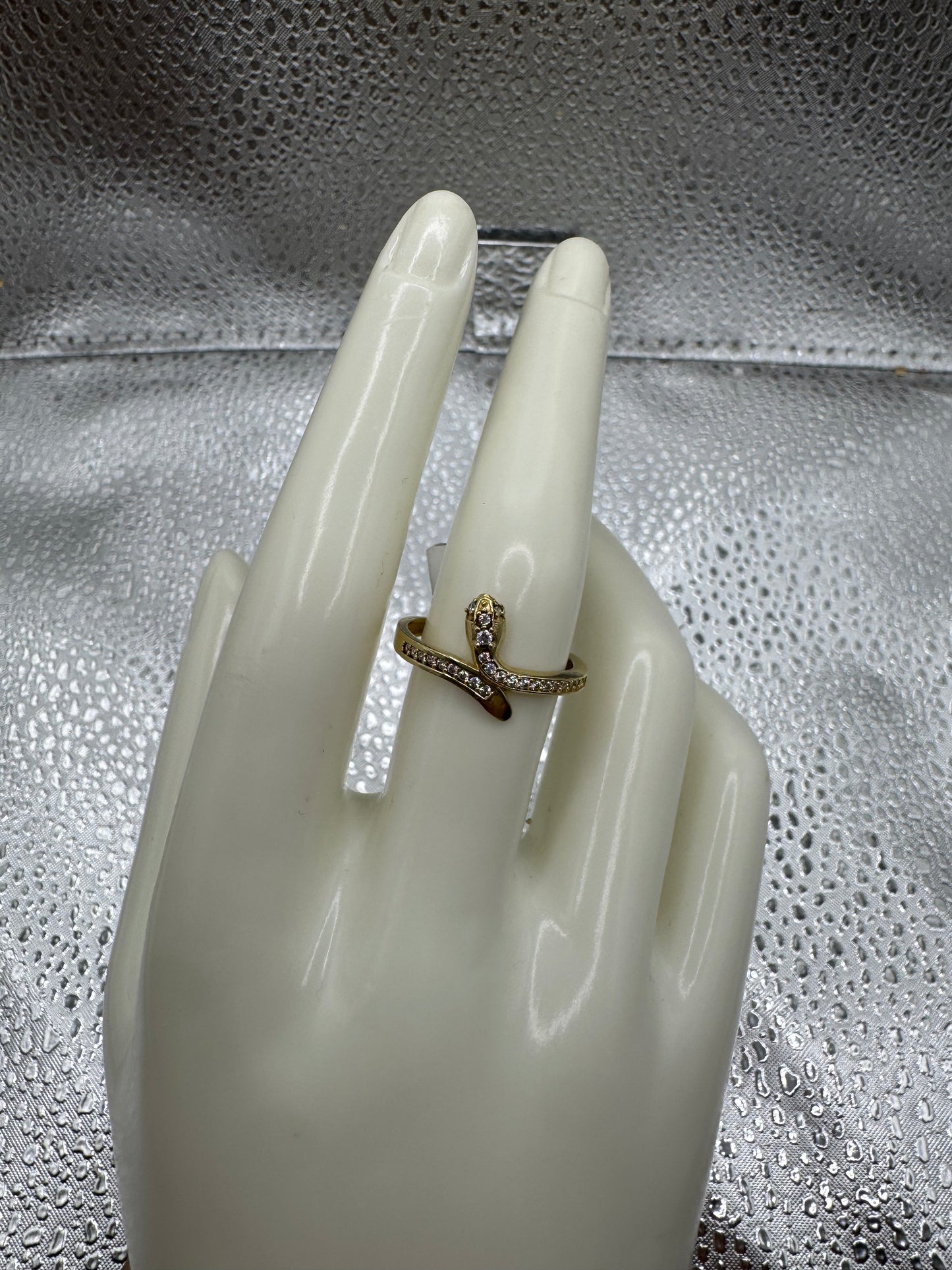 10k snake ring