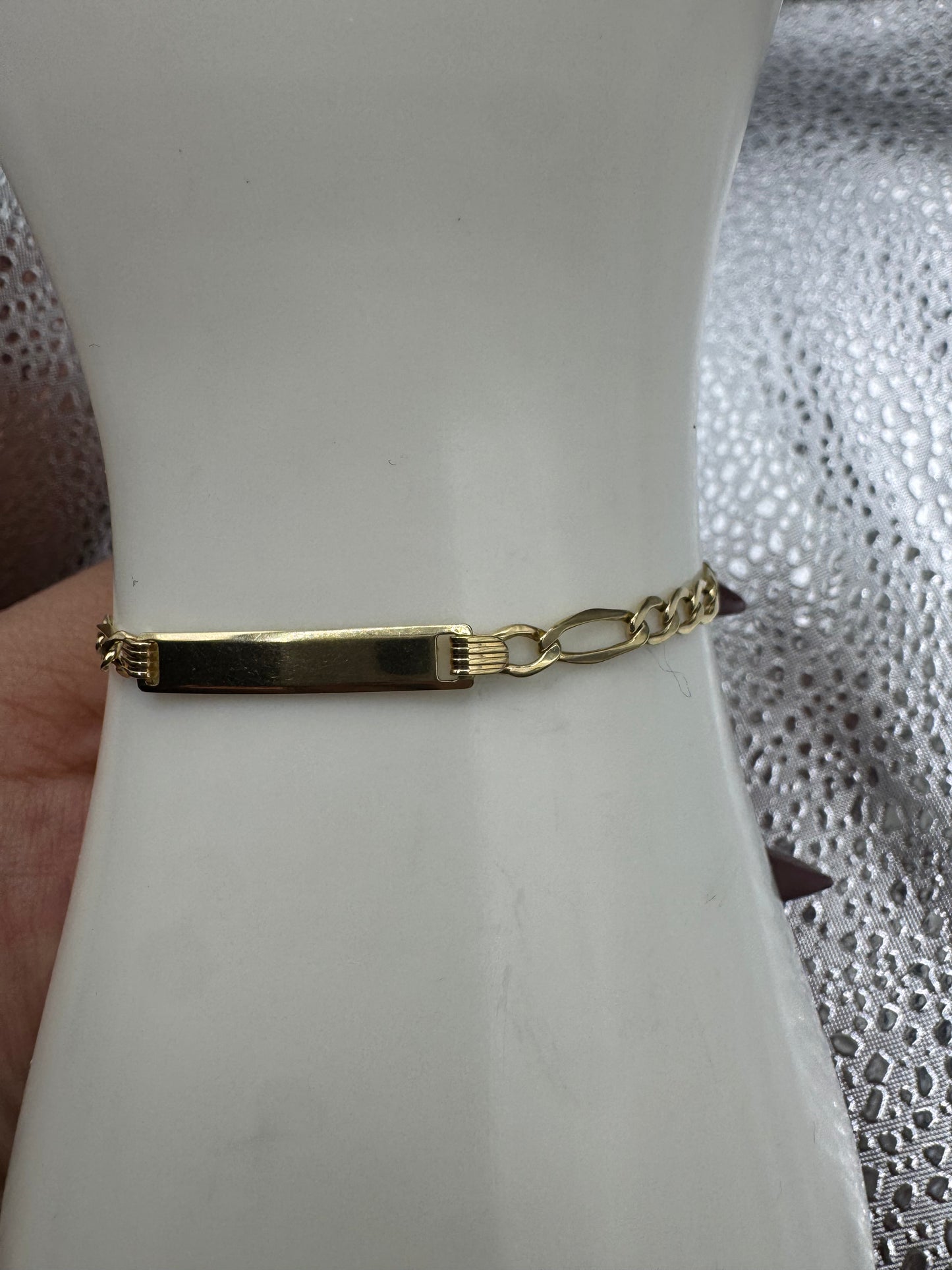 10k Toddler figaro bracelet