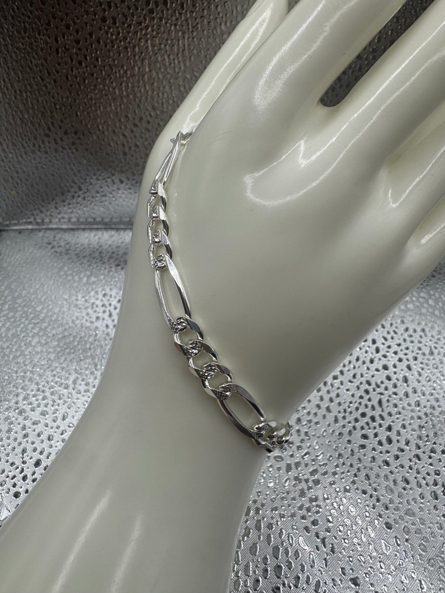 925 sliver figaro size 9