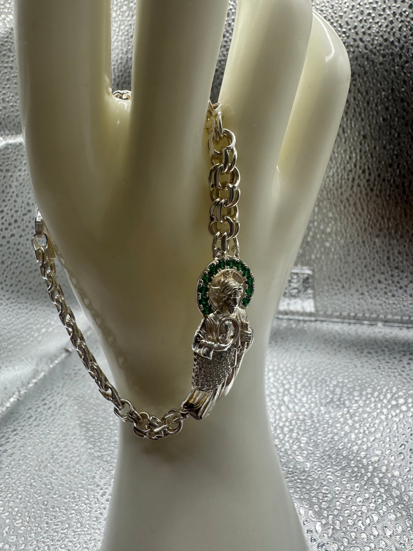 925 silver san judas size 9