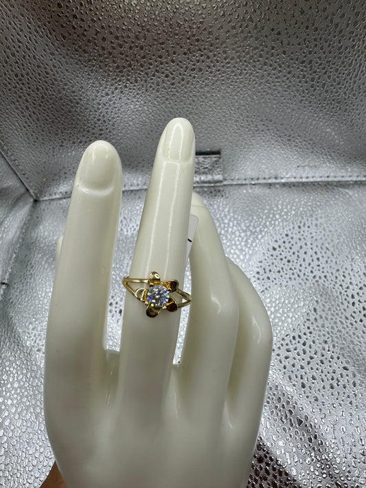 10k flower ring size 7