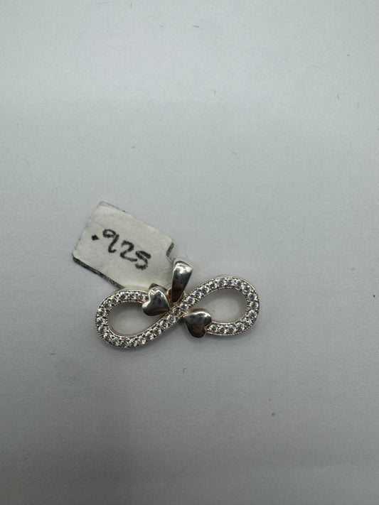 925 silver infinite pendant size 1/2”