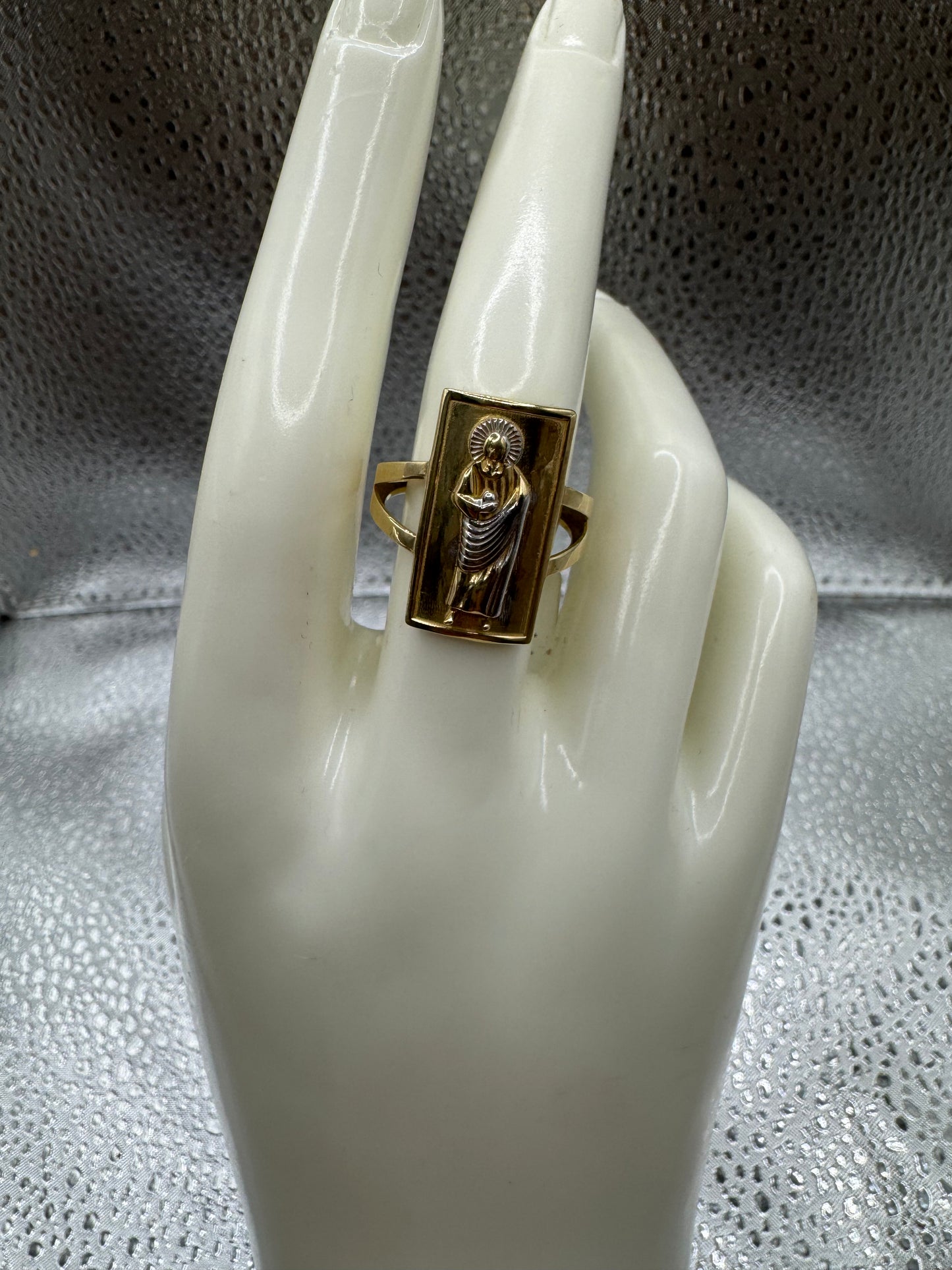 10k san judas ring size 8