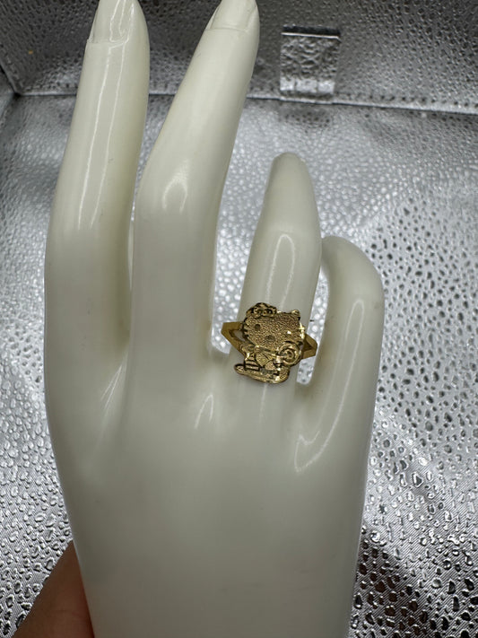 10k hello kitty lollipop ring