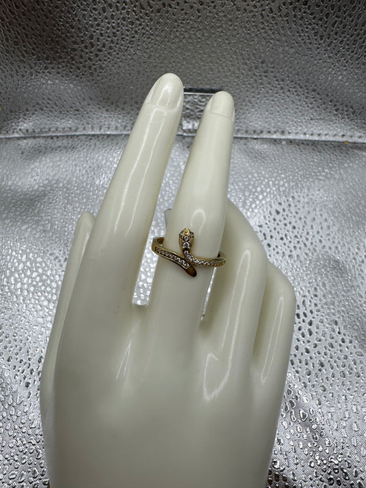 10k snake ring